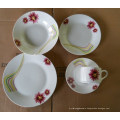 Haonai 20 pieces dinner set ceramic dinnerware set round dinner set with customized design